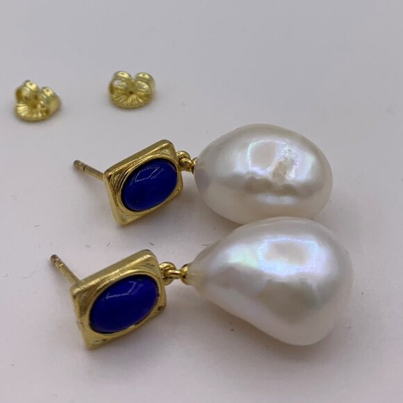 NWOT gold over stainless 16 inches, oblong link chain necklace, classic look, - Picture 13 of 16